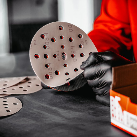 Круг абразивний F.19 на плівці Р_240 25отв. CS 150мм фото 