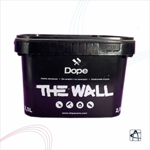 DOPE THE WALL Paint black 2,5L фото