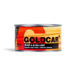 Шпатлівка з скловолокном Glas & Ulltra Light Gold Car Plus 1,0л фото