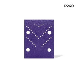Рулон абразивний Ceramic F23 70мм x 12м з перфорацією Р240 (10см=120шт)  фото